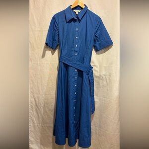 Boden Classic Blue Midi Dress